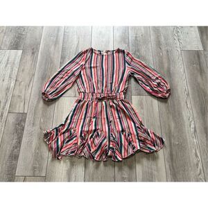 Boutique striped dress romper size S